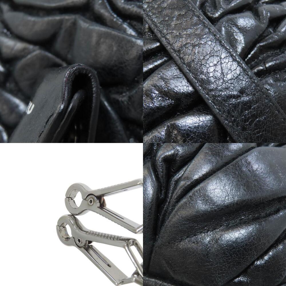 Miu MIu Matelasse Handbag Leather - Picture 9 of 11